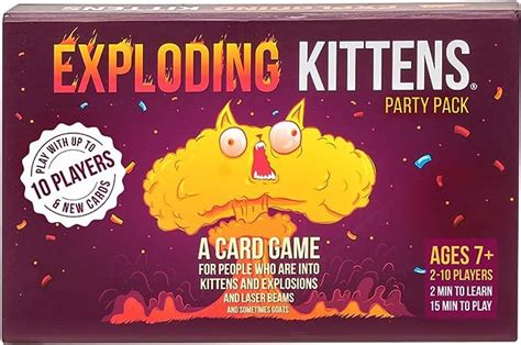 Exploding Kittens! A Purrfectly Chaotic Card Game for Hilarious Mayhem!