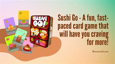 Sushi Go! – A Fast-Paced Card Drafting Delight for Sushi Lovers and Gamers Alike!